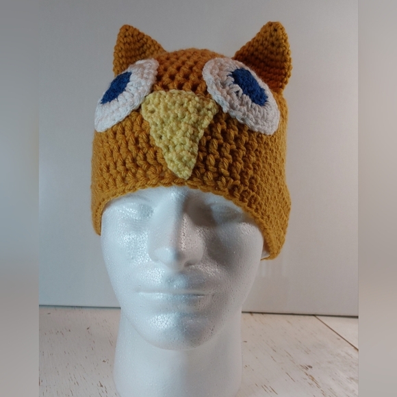 Owl Adult and Child Beanie Handmade Hats - Picture 5 of 16